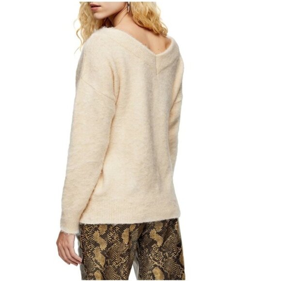 Topshop V-Neck Sweater - Picture 2 of 10